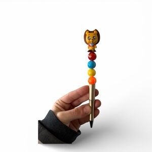 Winnie The Pooh Custom Beaded Pen - Comes With One Extra Pen Refill